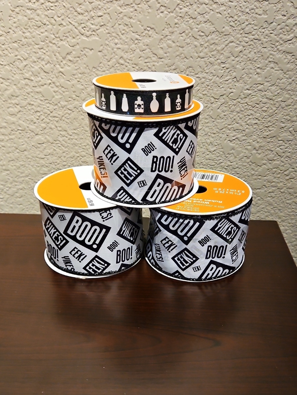 Halloween Ribbon - 4 Rolls